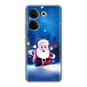 Чехлы на Новый Год Tecno Camon 20 (Маленький Дед Мороз)