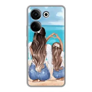 Чехлы для МАМЫ на Tecno Camon 20 (Мама и дочь)