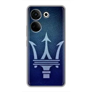 Чехлы с тематикой "Крутые машины" на Tecno Camon 20 (Лого Maserati)