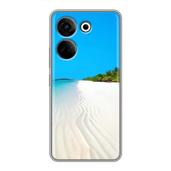 Чехол с рисунком «Море песок» для TECNO Camon 20