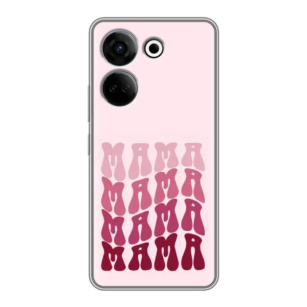 Чехол с рисунком «Надпись мама» для TECNO Camon 20 Чехол с рисунком «Надпись мама» для TECNO Camon 20
