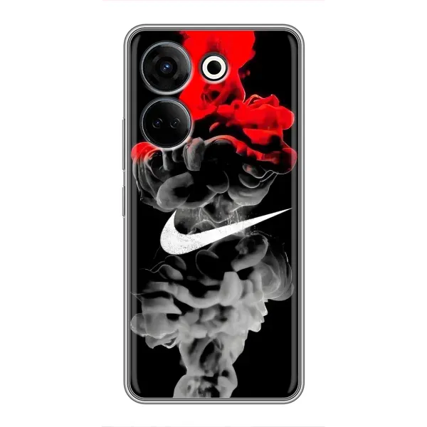 Чехол с рисунком «Nike дым» для TECNO Camon 20 Чехол с рисунком «Nike дым» для TECNO Camon 20