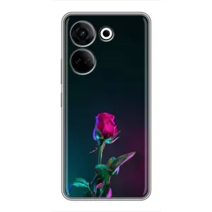 Чехлы с принтом Розочки для Tecno Camon 20 (Ночная роза)