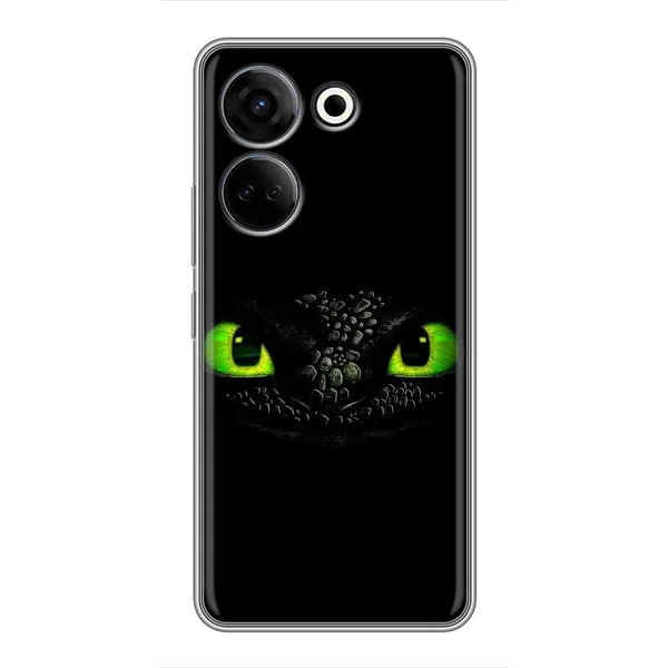 Чехол с рисунком «Глаза Беззубика» для TECNO Camon 20 Чехол с рисунком «Глаза Беззубика» для TECNO Camon 20