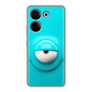 Силиконовые Чехлы (смешные стикеры) для Tecno Camon 20 (Одноглазик)