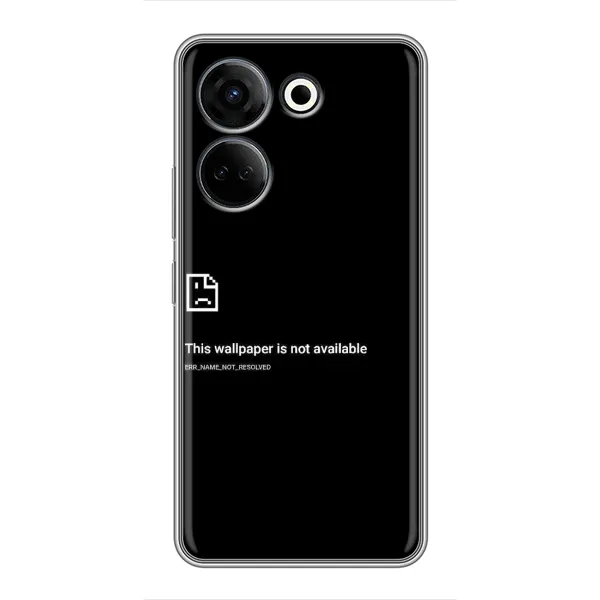 Чехол с рисунком «Ошибка» для TECNO Camon 20
