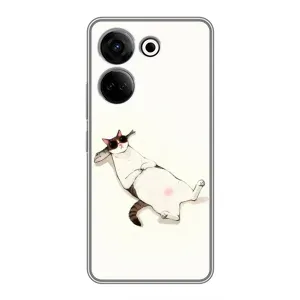 Чехол на тематику: Коты для TECNO Camon 20 (Отдых)