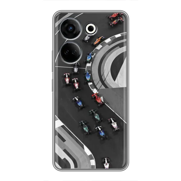 Чехол с рисунком «Гонки ф1» для TECNO Camon 20 Чехол с рисунком «Гонки ф1» для TECNO Camon 20