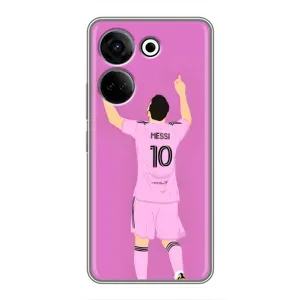 Чехлы Лео Месси в Майами на Tecno Camon 20 (Празднование Месси)