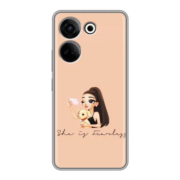 Чехол с рисунком «С собакой» для TECNO Camon 20 Чехол с рисунком «С собакой» для TECNO Camon 20