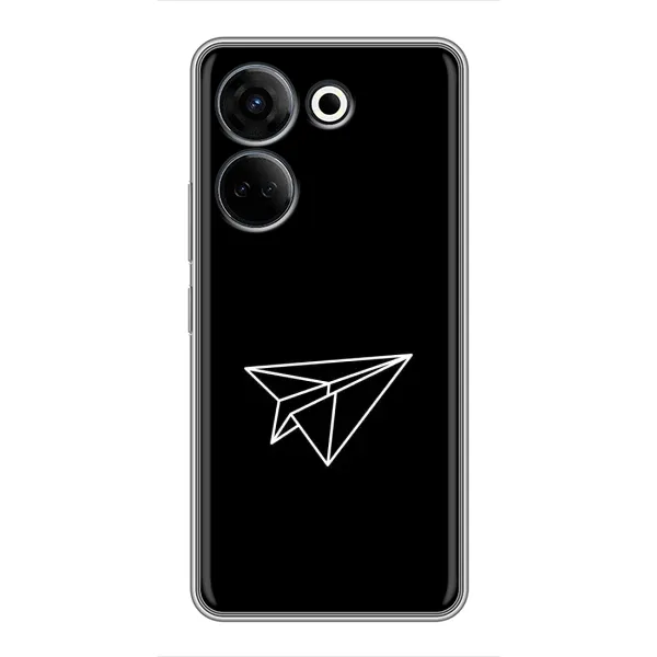 Чехол с рисунком «Самолетик» для TECNO Camon 20 Чехол с рисунком «Самолетик» для TECNO Camon 20