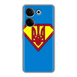 Чехол с картинкой (Патриотический ГЕРБ) на Tecno Camon 20 (Super - Герб)