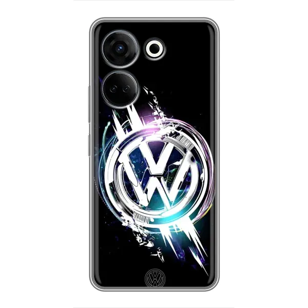Чехол с рисунком «Volkswagen на черном» для TECNO Camon 20 Чехол с рисунком «Volkswagen на черном» для TECNO Camon 20