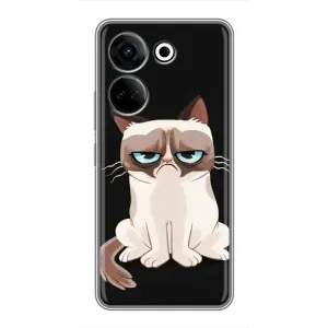 Чехол на тематику: Коты для TECNO Camon 20 (Взгляд кота)