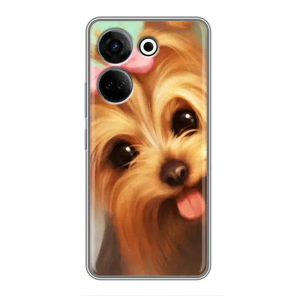 Чехол с рисунком «Йоршенский терьер» для TECNO Camon 20 Чехол с рисунком «Йоршенский терьер» для TECNO Camon 20