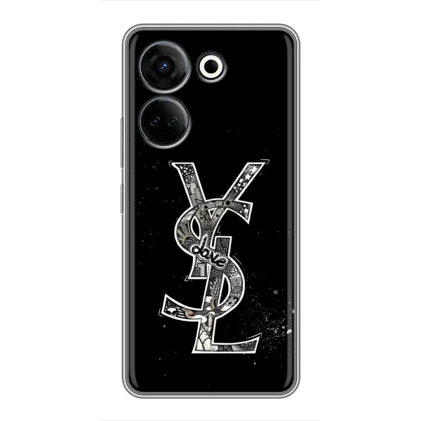 Чехол с рисунком «YSL» для TECNO Camon 20 Чехол с рисунком «YSL» для TECNO Camon 20