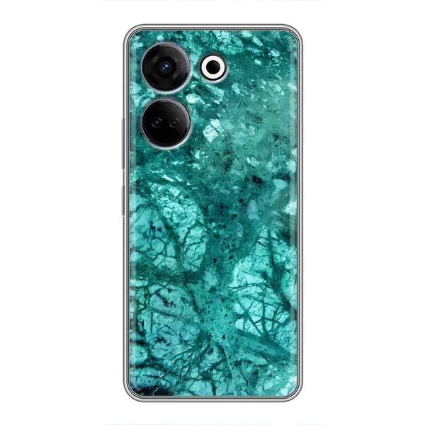 Чехол с рисунком «Зеленый мрамор» для TECNO Camon 20 Чехол с рисунком «Зеленый мрамор» для TECNO Camon 20