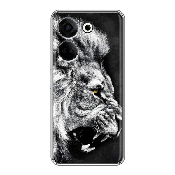 Чехол с рисунком «Злой ЛЕВ» для TECNO Camon 20 Чехол с рисунком «Злой ЛЕВ» для TECNO Camon 20