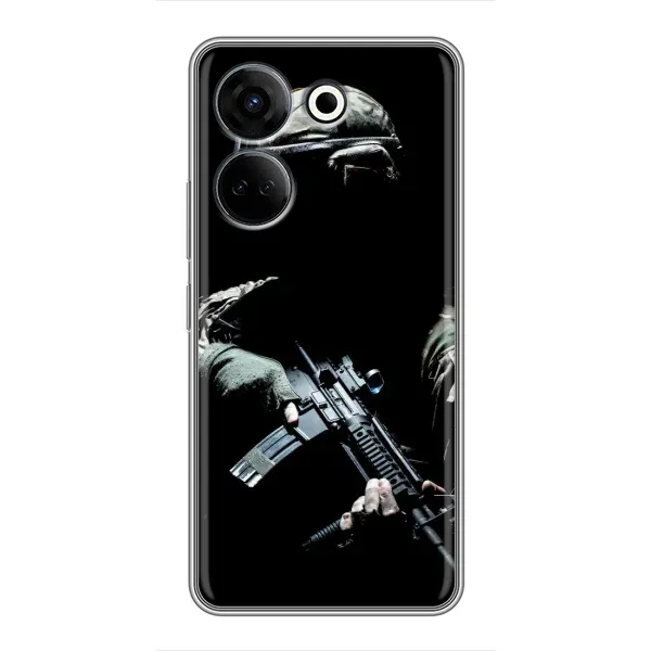Чехол с рисунком «ЗСУ снайпер» для TECNO Camon 20 Чехол с рисунком «ЗСУ снайпер» для TECNO Camon 20