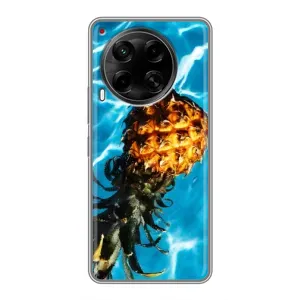 Чохол з зображенням смачної їжі для Tecno Camon 30 (CL6) (Ананас)