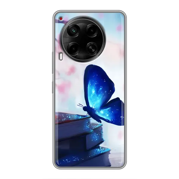 Чехол с рисунком «Бабочка синяя» для TECNO Camon 30 (CL6) Чехол с рисунком «Бабочка синяя» для TECNO Camon 30 (CL6)