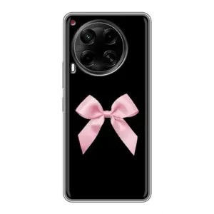 Чохол банти для Tecno Camon 30 (CL6) (Бант на чорному)
