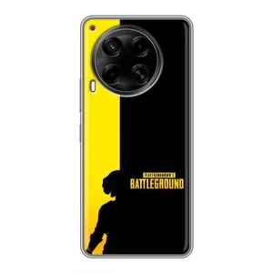 Чехол (TPU) с картинкой "Лого Пабг" на Камон 30 (Battlegrounds)