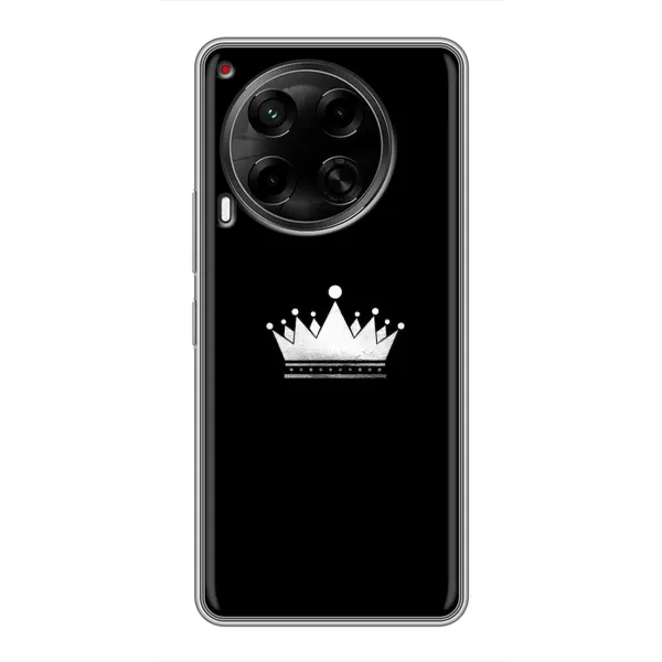 Чехол с рисунком «Белая корона» для TECNO Camon 30 (CL6) Чехол с рисунком «Белая корона» для TECNO Camon 30 (CL6)