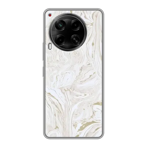Чехол с рисунком «белый мрамор» для TECNO Camon 30 (CL6)