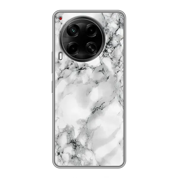 Чехол с рисунком «Белый мрамор» для TECNO Camon 30 (CL6) Чехол с рисунком «Белый мрамор» для TECNO Camon 30 (CL6)