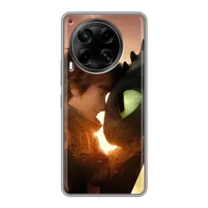 Чехол дракон Беззубик для Tecno Camon 30 (CL6) (Беззубик и Иккинг)