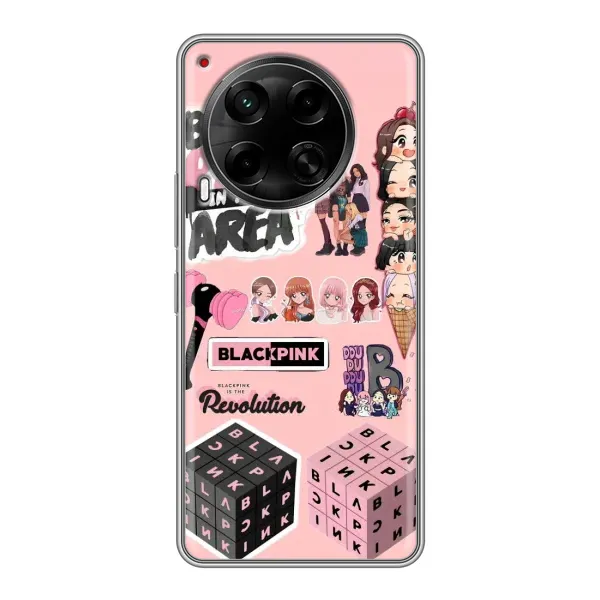 Чехол с рисунком «BLACK PINK коллаж» для TECNO Camon 30 (CL6) Чехол с рисунком «BLACK PINK коллаж» для TECNO Camon 30 (CL6)