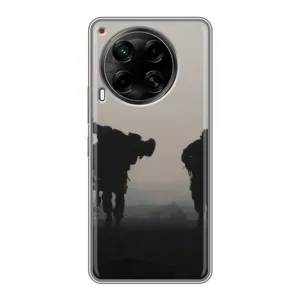 Чохли на військову тематику для Tecno Camon 30 (CL6) (Бій солдат)