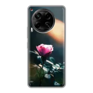 Чохли з принтом Троянд для Tecno Camon 30 (CL6) (Квітка нічна)
