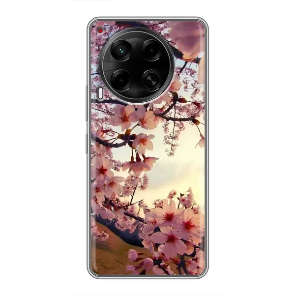 Чехол с рисунком «Цветущая сакура» для TECNO Camon 30 (CL6) Чехол с рисунком «Цветущая сакура» для TECNO Camon 30 (CL6)
