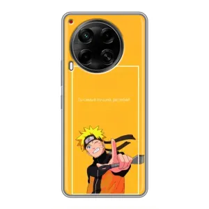 Чехлы с принтом Наруто на Tecno Camon 30 (CL6) (Даттебаё)