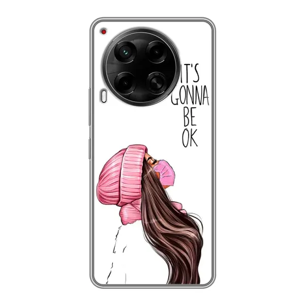 Чехол с рисунком «Девушка в маске» для TECNO Camon 30 (CL6) Чехол с рисунком «Девушка в маске» для TECNO Camon 30 (CL6)