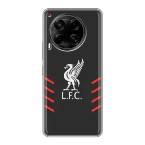 Силиконовые Чехлы принт Футбол на Tecno Camon 30 (CL6) (Эмблема Liverpool)