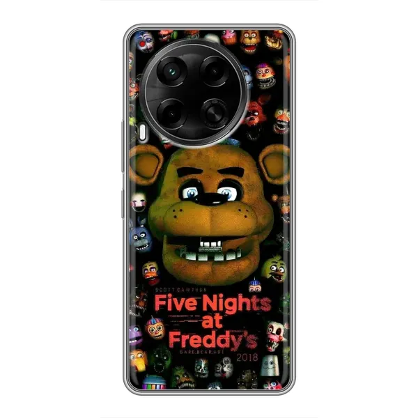 Чехол с рисунком «Freddy» для TECNO Camon 30 (CL6)