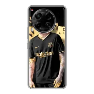 Силиконовый Чехол Tecno Camon 30 (CL6) (Gold Neymar)