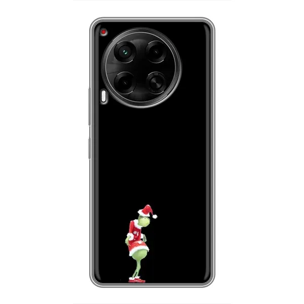 Чехол с рисунком «Гринч на чорном» для TECNO Camon 30 (CL6) Чехол с рисунком «Гринч на чорном» для TECNO Camon 30 (CL6)