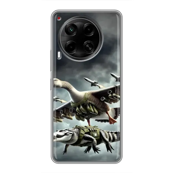 Чехол с рисунком «Гусини и крокодило» для TECNO Camon 30 (CL6) Чехол с рисунком «Гусини и крокодило» для TECNO Camon 30 (CL6)