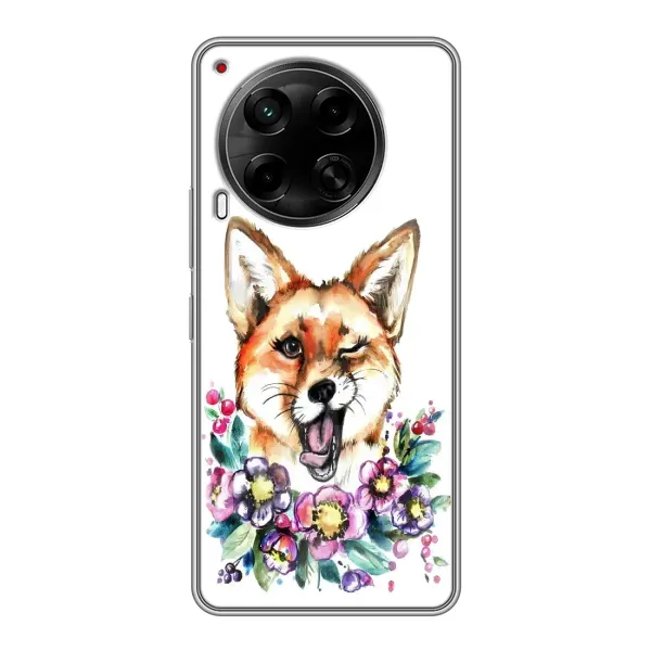 Чехол с рисунком «Хитрая лиса» для TECNO Camon 30 (CL6) Чехол с рисунком «Хитрая лиса» для TECNO Camon 30 (CL6)