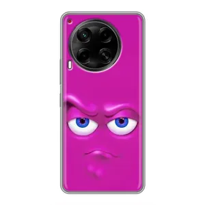 Силиконовые Чехлы (смешные стикеры) для Tecno Camon 30 (CL6) (Хитрая мордочка)