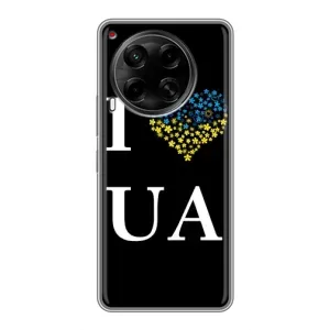 Силиконовый Чехол на Tecno Camon 30 (CL6) (Я-Украина) (I Love UA)