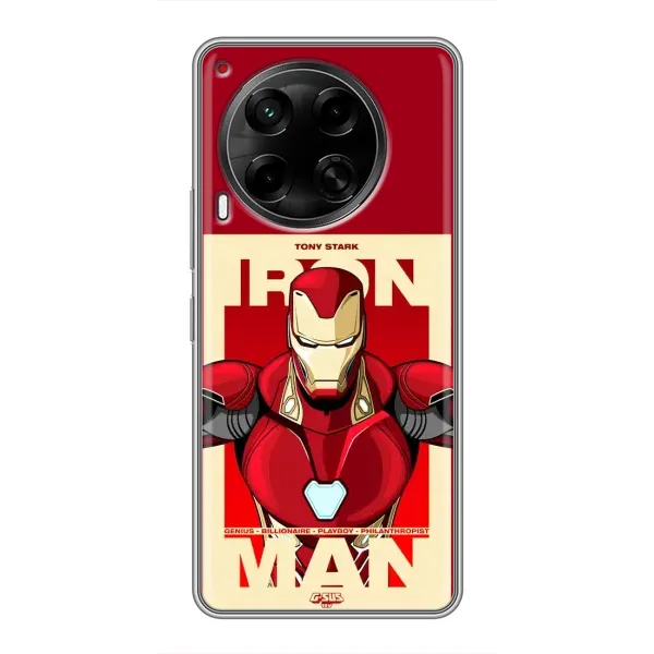 Чехол с рисунком «Iron man» для TECNO Camon 30 (CL6) Чехол с рисунком «Iron man» для TECNO Camon 30 (CL6)