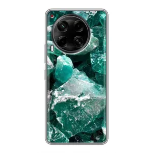 Чехол (Дорого -богато) на Tecno Camon 30 (CL6) (Изумруд)