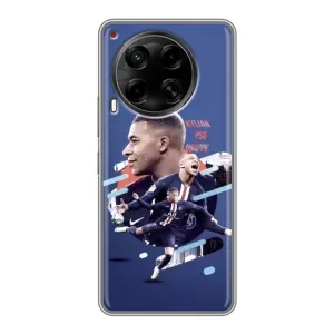 Чехол (TPU) с Футболистом на Tecno Camon 30 (CL6) (Килиан)