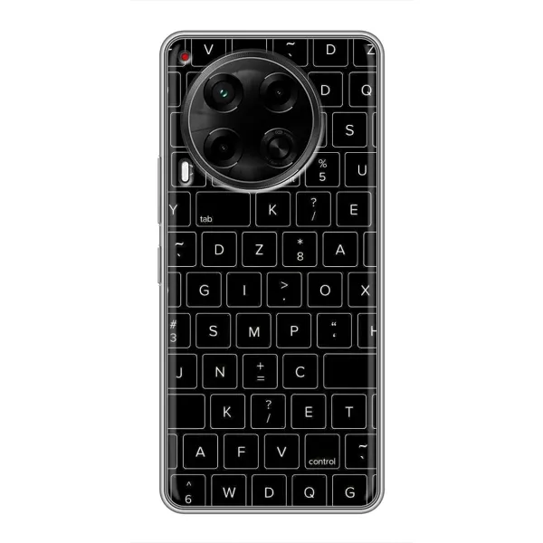 Чехол с рисунком «Клавиатура» для TECNO Camon 30 (CL6) Чехол с рисунком «Клавиатура» для TECNO Camon 30 (CL6)
