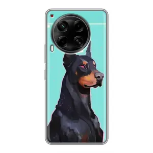 Чохол ДОБЕРМАН  для Tecno Camon 30 (CL6) (Король доберман)